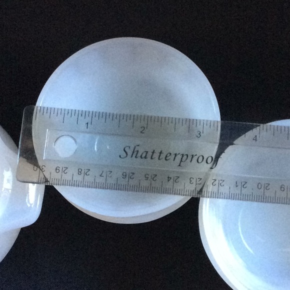 vintage termocrisa opaline milk glass cups floral excellent vintage condition - Picture 7 of 9